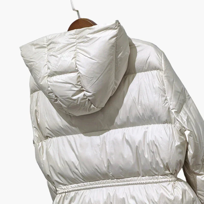 Damen Winter Steppjacke mit Kapuze – Modische Outdoorjacke für kalte Tage - Image 4