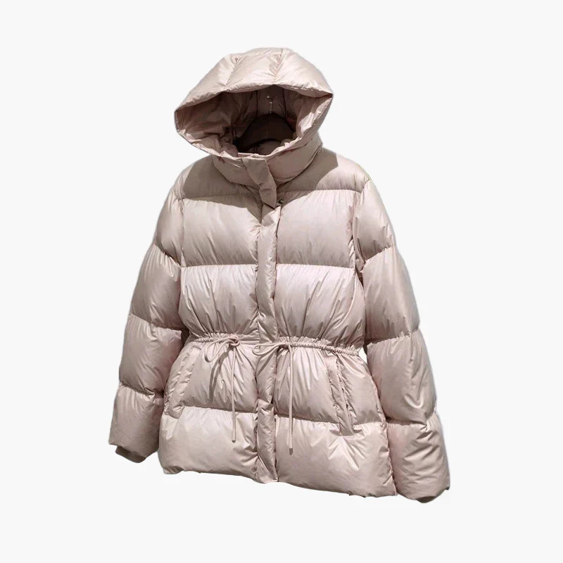 Damen Winter Steppjacke mit Kapuze – Modische Outdoorjacke für kalte Tage - Image 6