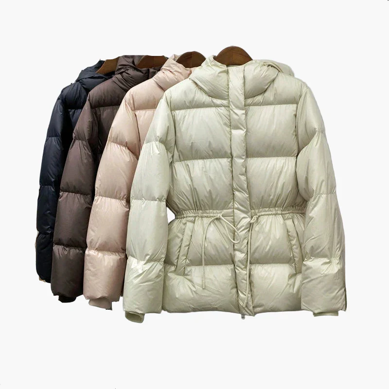 Damen Winter Steppjacke mit Kapuze – Modische Outdoorjacke für kalte Tage - Image 8