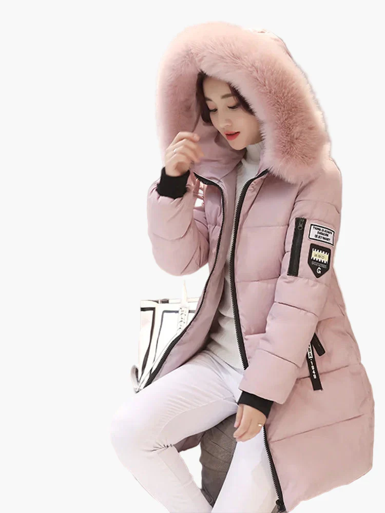Damen Winter Steppmantel mit Kapuze, modisch und warm – ideal für kalte Tage - Image 2