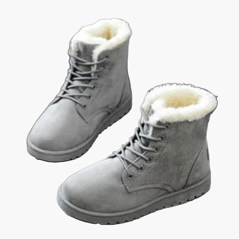 Damen Winter-Stiefeletten Kuschelig Warm mit Schnürung – Outdoor & Alltag
