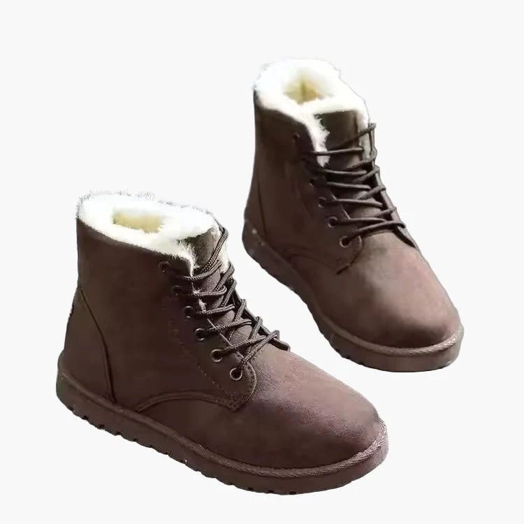 Damen Winter-Stiefeletten Kuschelig Warm mit Schnürung – Outdoor & Alltag - Image 6