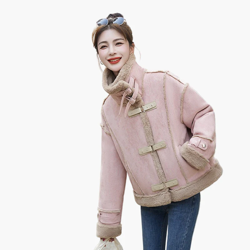 Damen Winterjacke im lässigen Piloten-Stil – Modische Kurzjacke für Alltag und Freizeit - Image 7