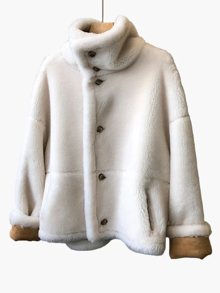 Damen Winterjacke im Oversized-Look mit Stehkragen – Modischer Streetstyle für kalte Tage - Image 2