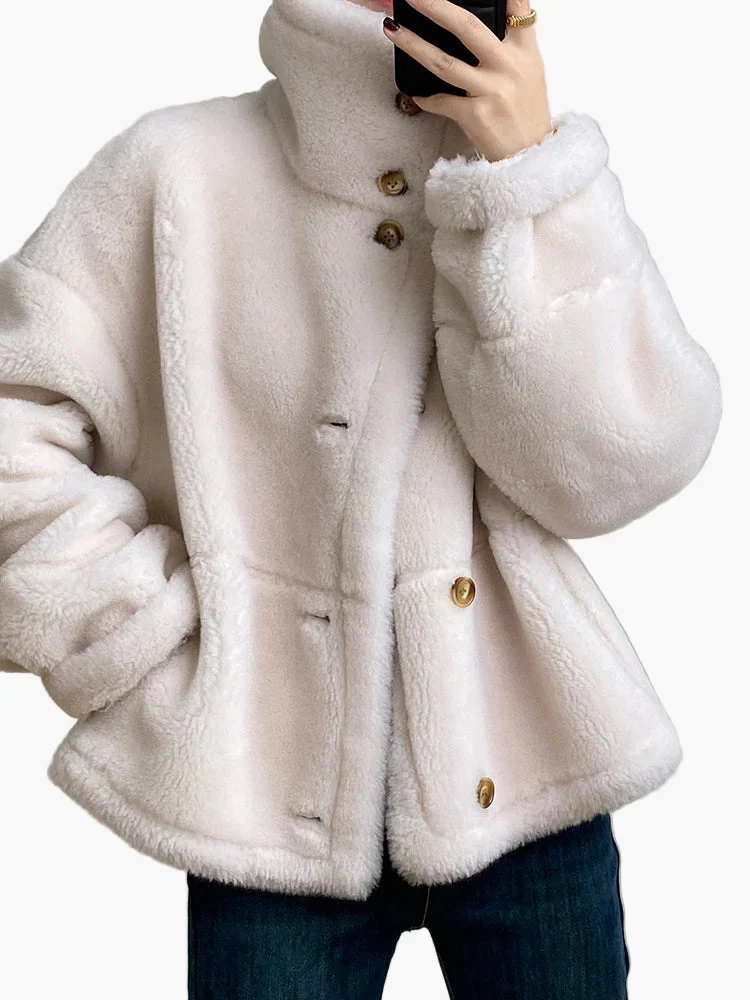 Damen Winterjacke im Oversized-Look mit Stehkragen – Modischer Streetstyle für kalte Tage - Image 5