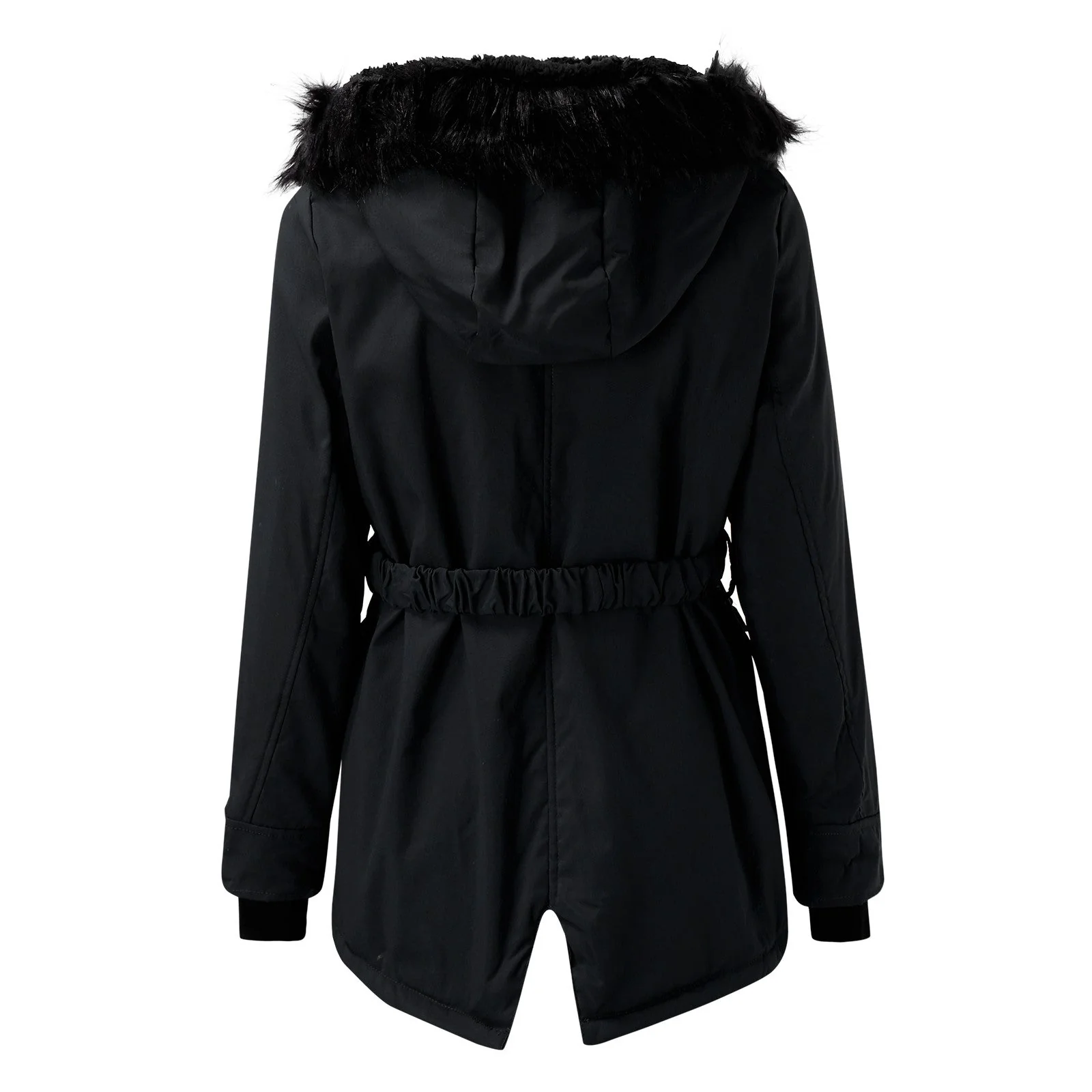 Damen Winterparka mit Kunstpelzkapuze – Stilvolle Outdoorjacke für kalte Tage - Image 8