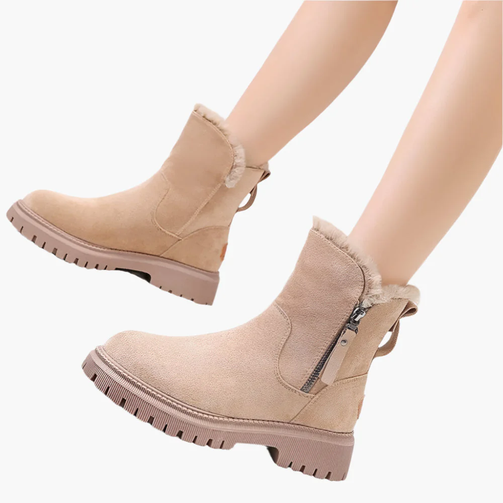 Damen Winterstiefel mit warmem Futter und rutschfester Sohle – Komfortable Fashion-Boots für Outdoor & Alltag - Image 7