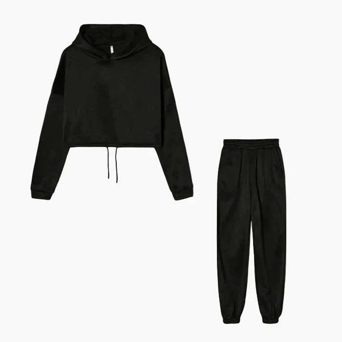 Damen Zweiteiler Lounge Set – Modischer Hoodie & Jogginghose für Freizeit und Alltag - Image 5