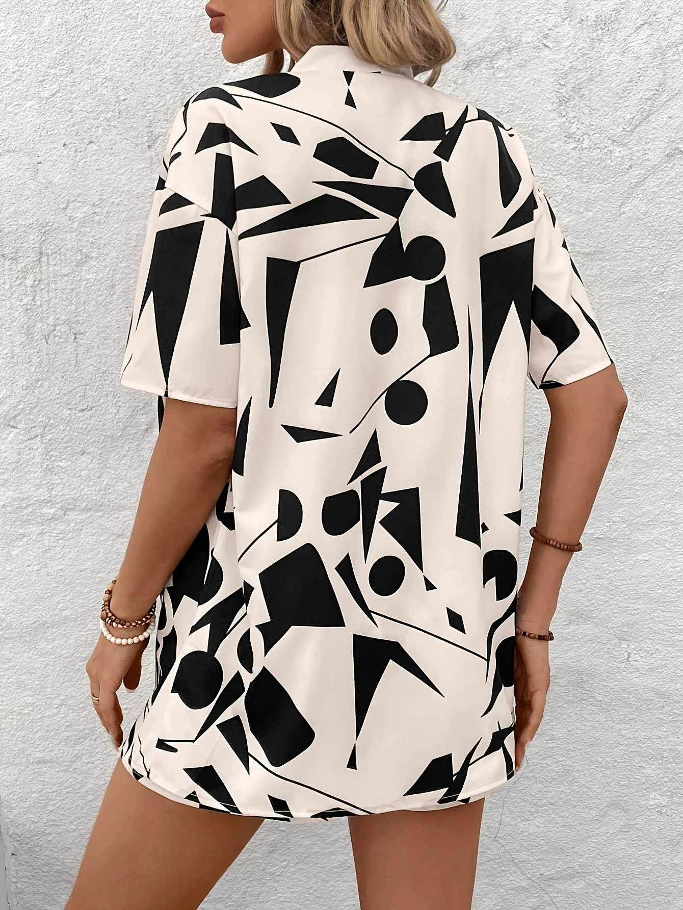 Damen Zweiteiliges Set Kurzarm Kimono & Shorts mit floralem Print – Sommer Boho Lounge Outfit - Image 7