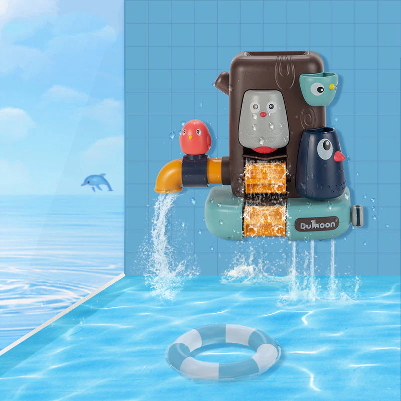 Dumoon Wasserbahn Baumhaus Spielzeug für Kinder – Interaktives Wasserspiel für Jungen und Mädchen - Image 4