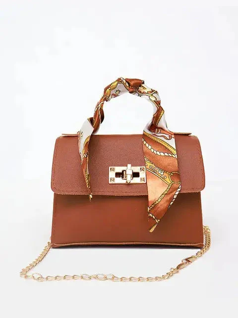 Elegante Damen-Handtasche mit Schalgriff und Kettenriemen – Modisches Accessoire für Alltag & Events - Image 8