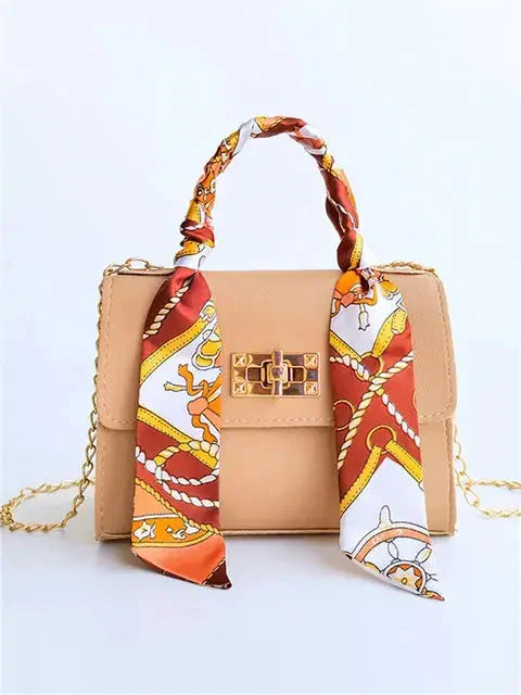 Elegante Damen-Handtasche mit Schalgriff und Kettenriemen – Modisches Accessoire für Alltag & Events - Image 9