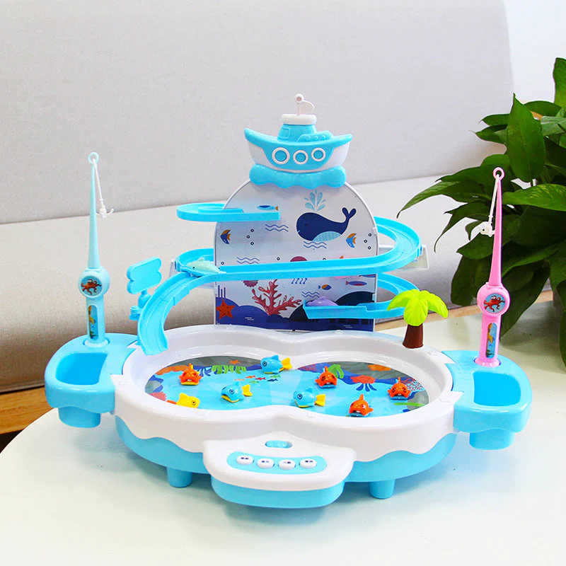 Elektrisches Angelspiel für Kinder – Musik, Lernspielzeug und Angelspaß, Unisex, Montessori Stil