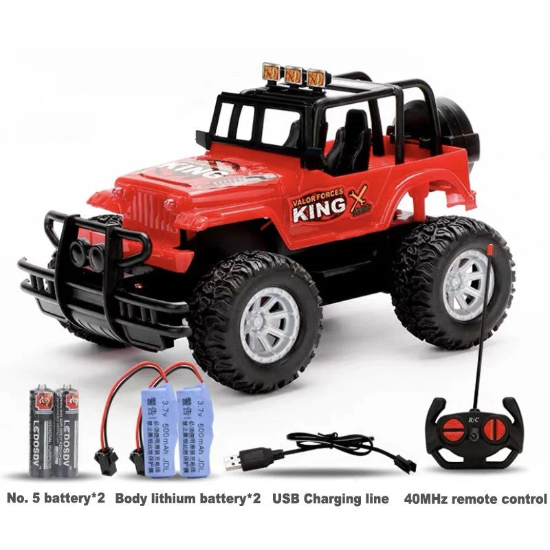 Ferngesteuertes Offroad-Spielzeugauto für Jungen – Abenteuer-Jeep mit Fernbedienung, robustes Design, ideales Geschenk - Image 4