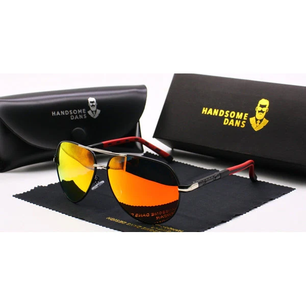 Handsome Dans Herren Sonnenbrille – Aviator Stil, Polarisierend, Verspiegelt – Modisch für Alltag und Sport - Image 14