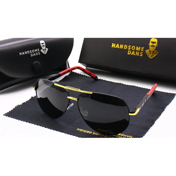 Handsome Dans Herren Sonnenbrille – Aviator Stil, Polarisierend, Verspiegelt – Modisch für Alltag und Sport - Image 16