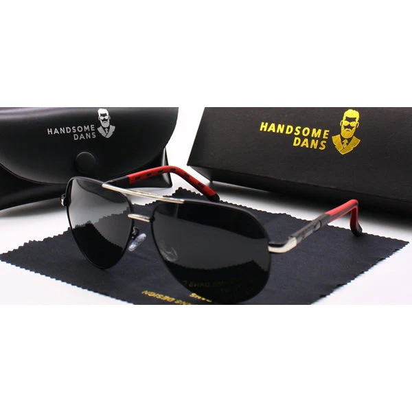 Handsome Dans Herren Sonnenbrille – Aviator Stil, Polarisierend, Verspiegelt – Modisch für Alltag und Sport - Image 17