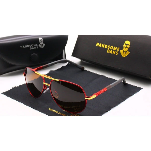 Handsome Dans Herren Sonnenbrille – Aviator Stil, Polarisierend, Verspiegelt – Modisch für Alltag und Sport - Image 18