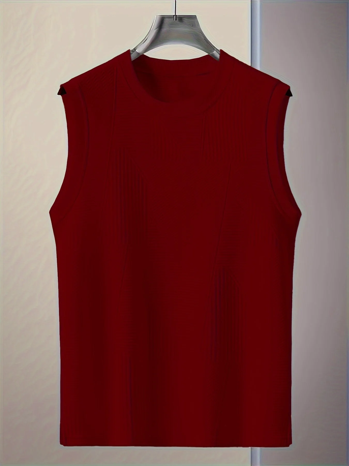 Herren Ärmelloses Casual Tanktop – Modernes Struktur-Design, Sommer Freizeitshirt - Image 6