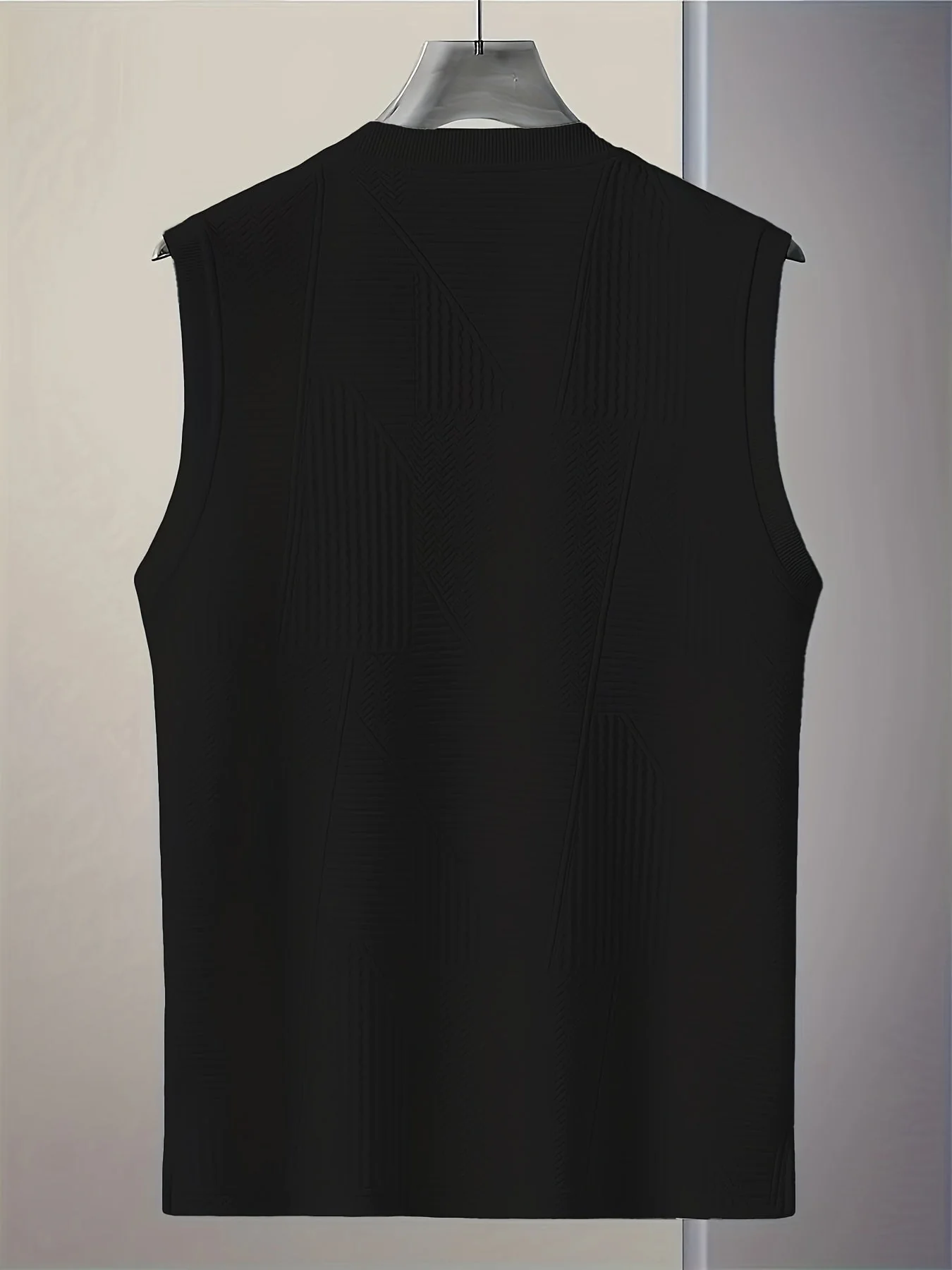 Herren Ärmelloses Casual Tanktop – Modernes Struktur-Design, Sommer Freizeitshirt - Image 7
