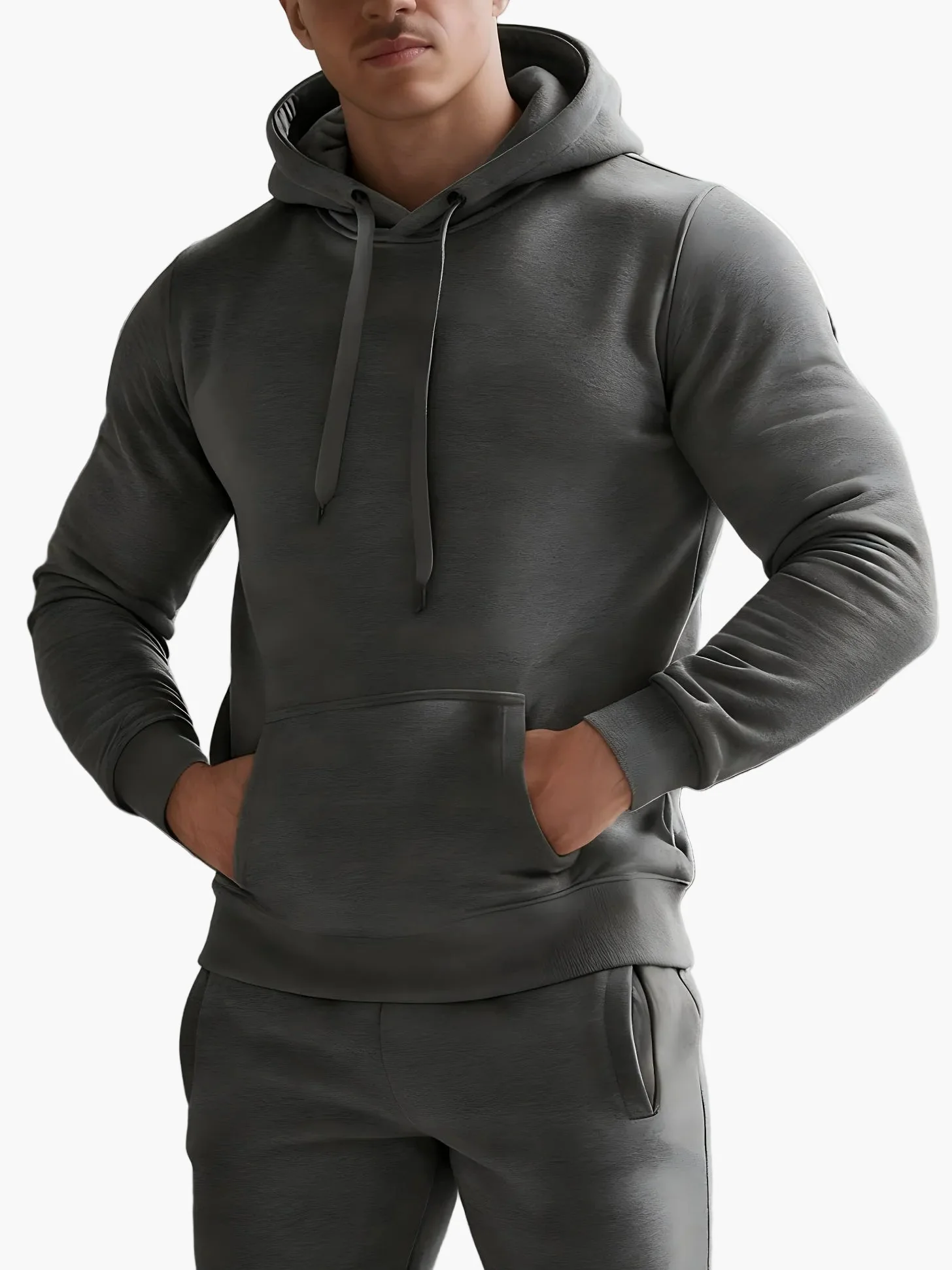 Herren Athleisure Kapuzenpullover Trainingsanzug Set – Sportlicher Freizeit Hoodie mit Jogginghose für Alltag & Fitness