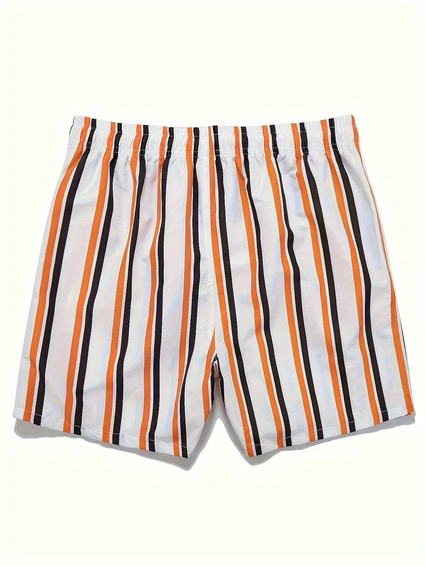 Herren Badeshorts mit gestreiftem Design – Lässige Schwimmshorts für Strand und Pool - Image 5