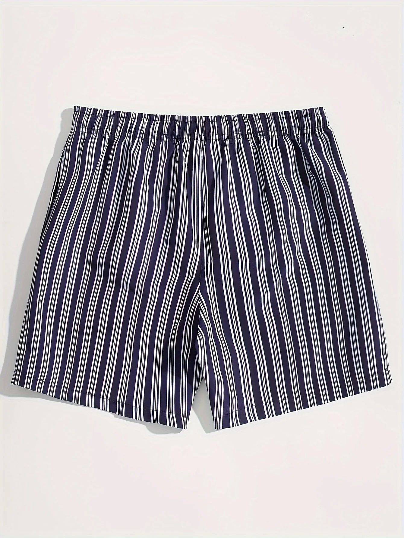 Herren Badeshorts mit gestreiftem Design – Lässige Schwimmshorts für Strand und Pool - Image 6