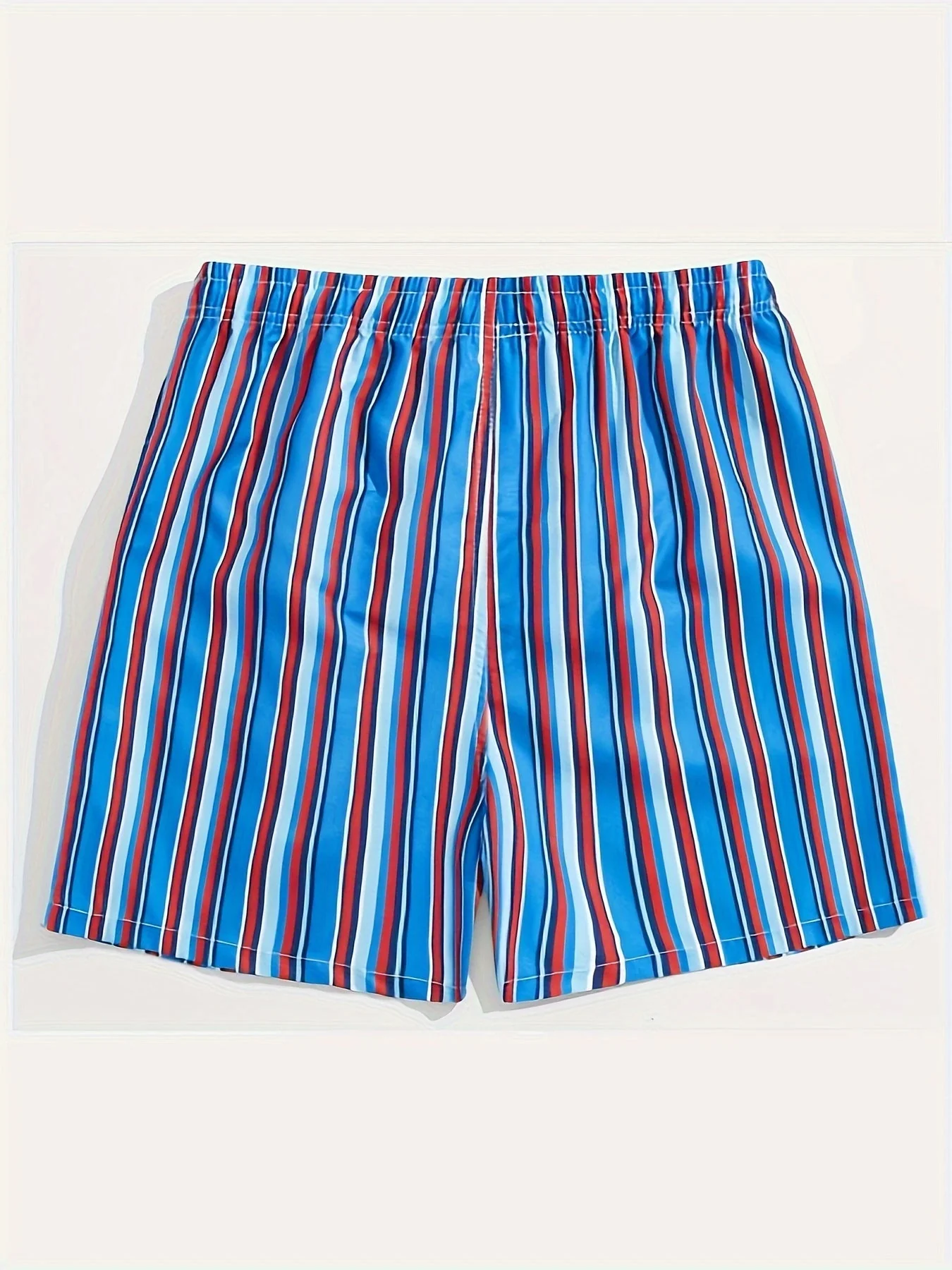 Herren Badeshorts mit gestreiftem Design – Lässige Schwimmshorts für Strand und Pool - Image 8