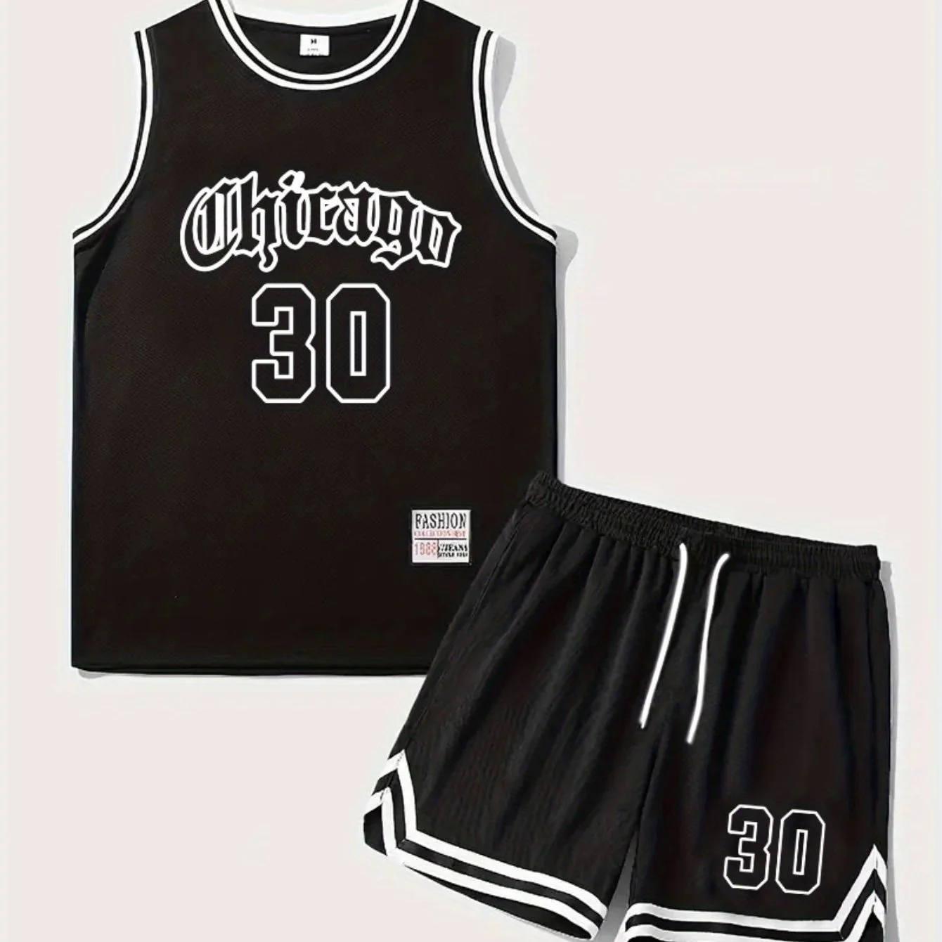 Herren Basketball Trikot Set Chicago 30 Sport Tanktop und Shorts für Fitness & Freizeit - Image 12