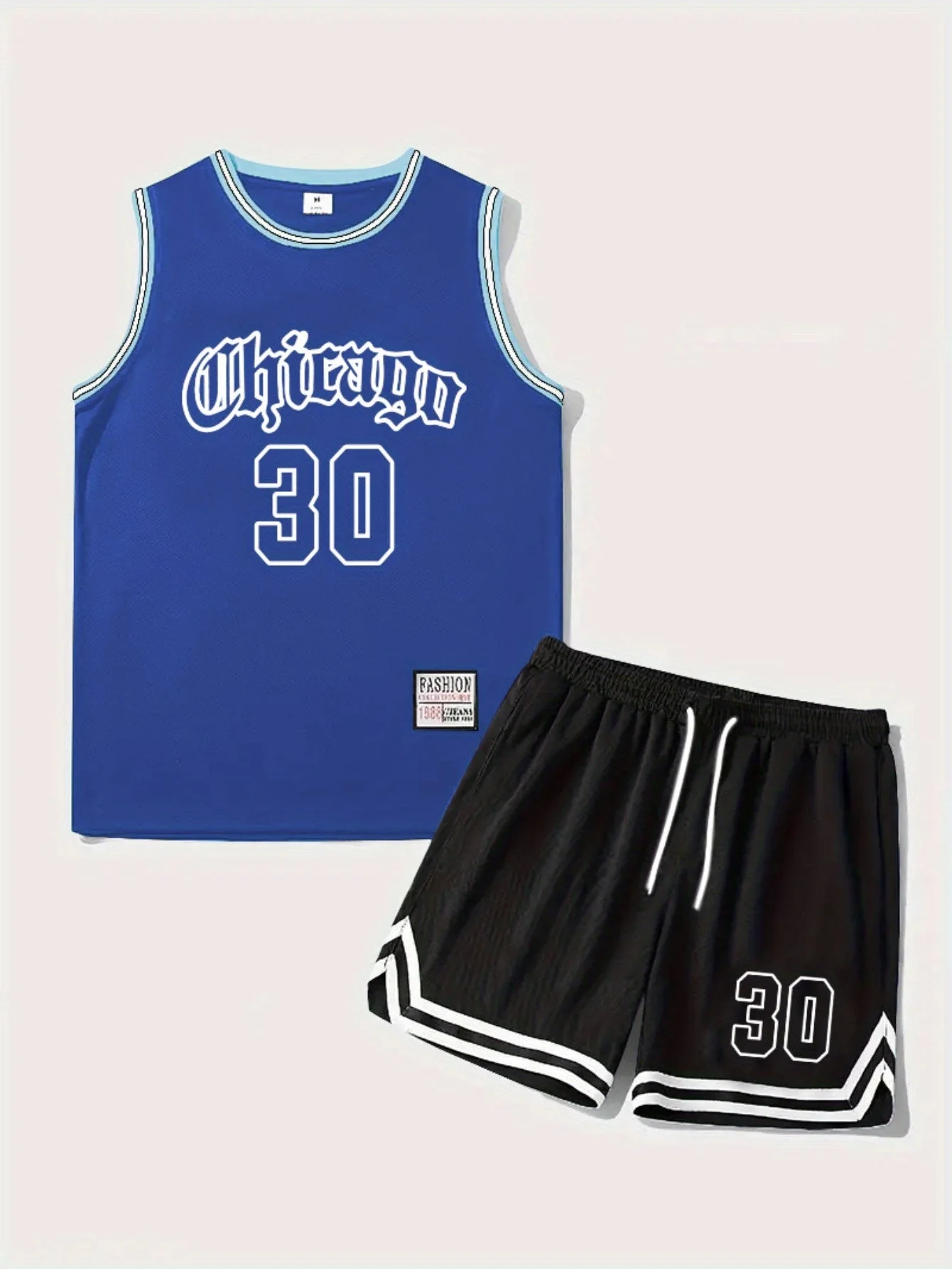 Herren Basketball Trikot Set Chicago 30 Sport Tanktop und Shorts für Fitness & Freizeit - Image 2