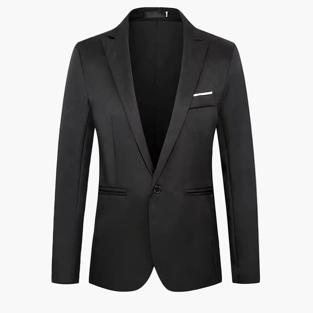 Herren Blazer Ein-Knopf Klassisch – Eleganter Anzugjacke für Business & Freizeit - Image 2