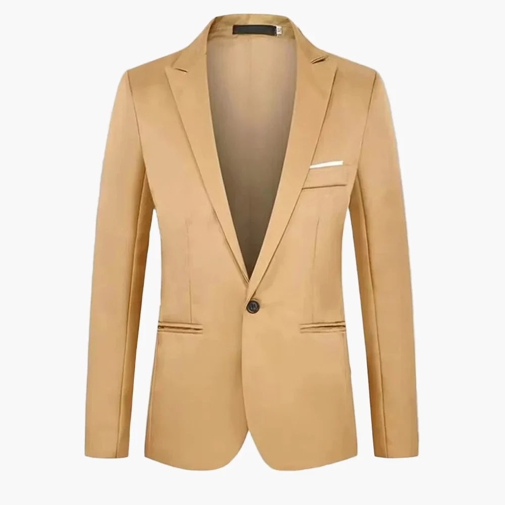 Herren Blazer Ein-Knopf Klassisch – Eleganter Anzugjacke für Business & Freizeit - Image 3