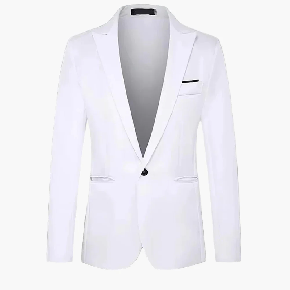 Herren Blazer Ein-Knopf Klassisch – Eleganter Anzugjacke für Business & Freizeit - Image 4