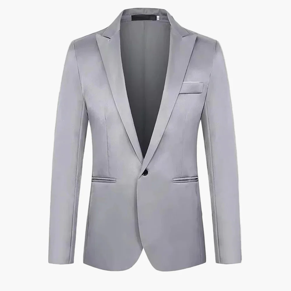 Herren Blazer Ein-Knopf Klassisch – Eleganter Anzugjacke für Business & Freizeit - Image 5
