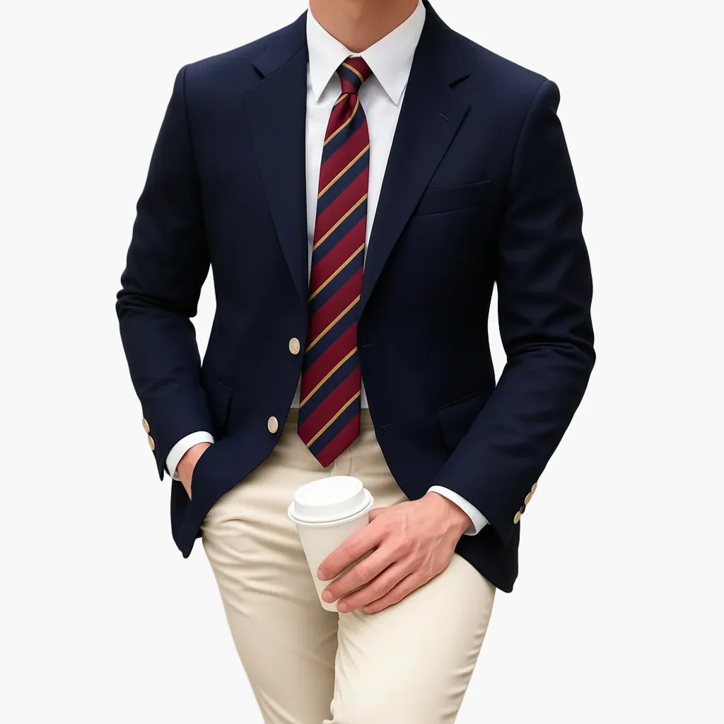 Herren Blazer Sakko – Klassisch, Einreihig, Vielseitig für Business & Anlass - Image 2