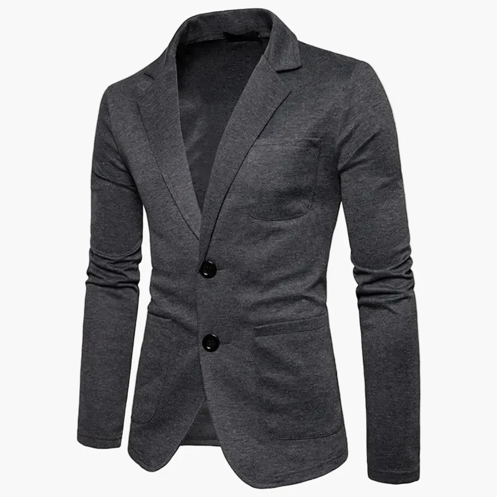 Herren Blazer Slim Fit Modern Business Casual Sakko für Alltag und Büro - Image 2