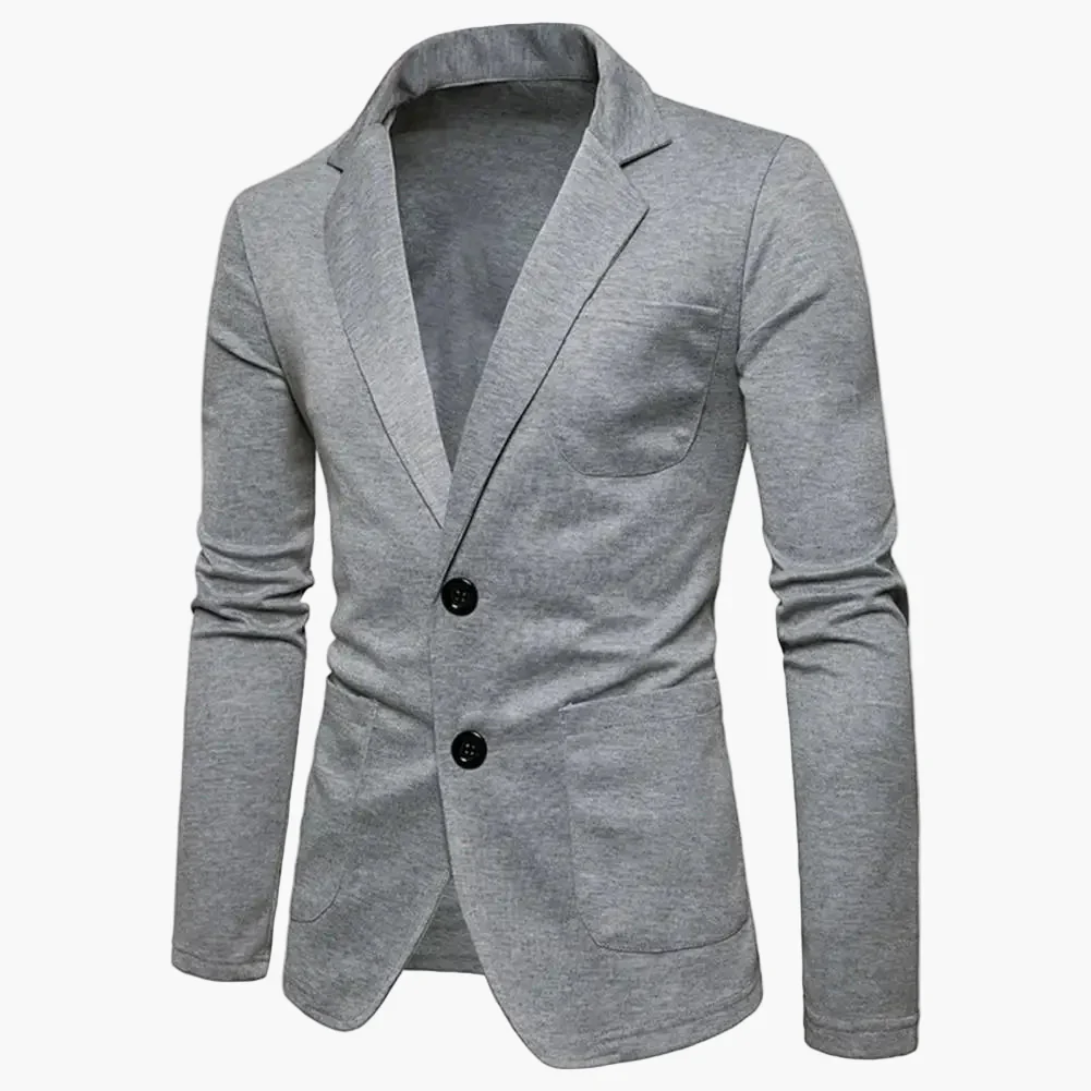 Herren Blazer Slim Fit Modern Business Casual Sakko für Alltag und Büro - Image 3