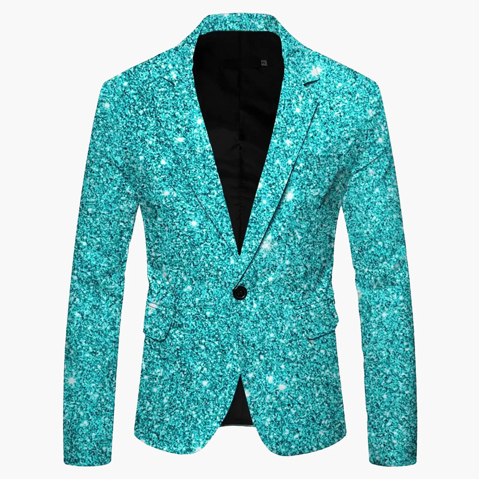 Herren Blazer Slim Fit Modern Business & Party Sakko – Stilvoller Ein-Knopf-Jacke für festliche Anlässe - Image 11