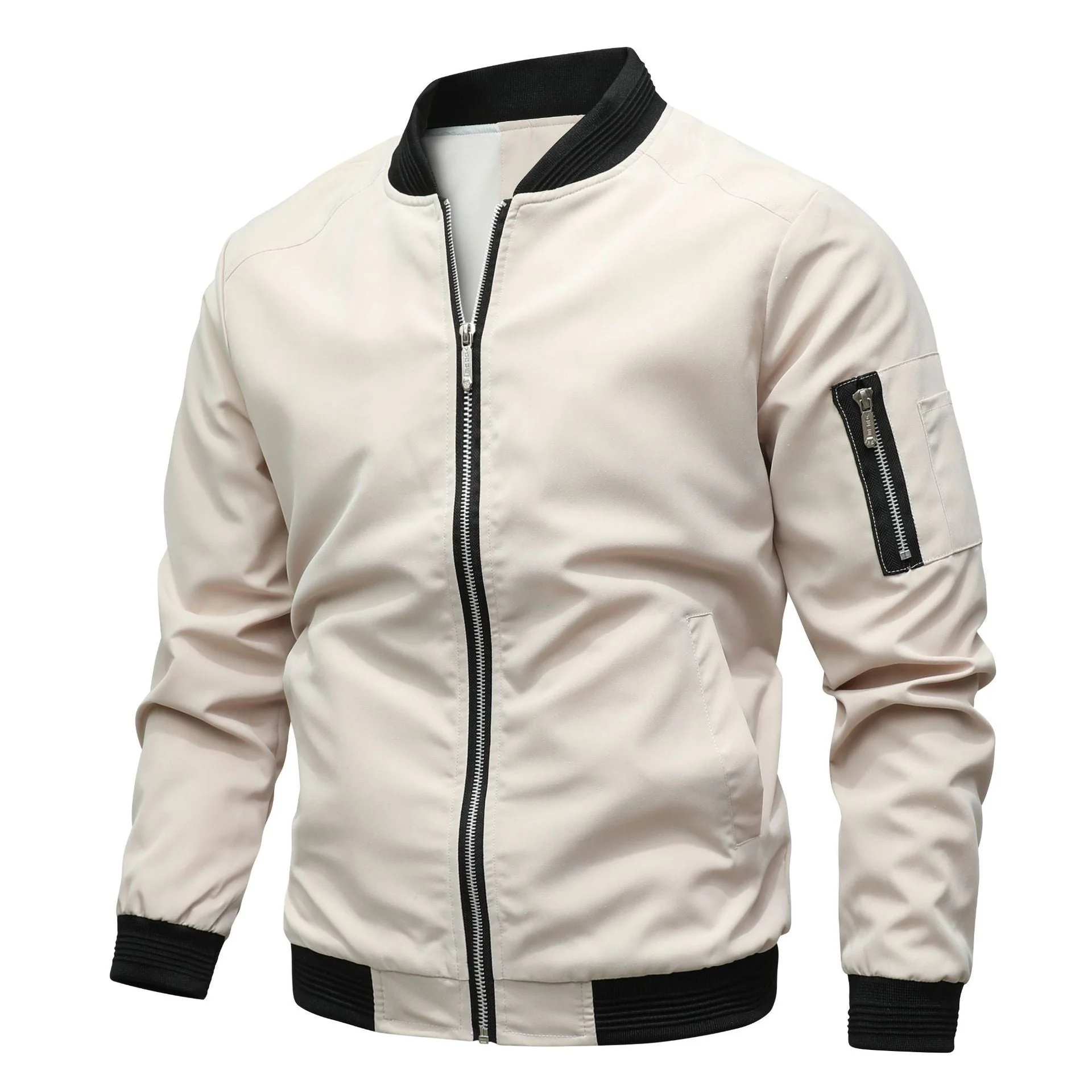 Herren Bomberjacke Casual Streetwear – Moderner Freizeitstil für Alltag und Stadt - Image 5