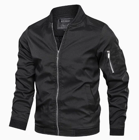 Herren Bomberjacke Casual Streetwear – Moderner Freizeitstil für Alltag und Stadt - Image 6