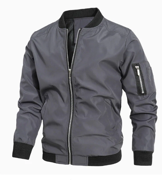 Herren Bomberjacke Casual Streetwear – Moderner Freizeitstil für Alltag und Stadt - Image 8