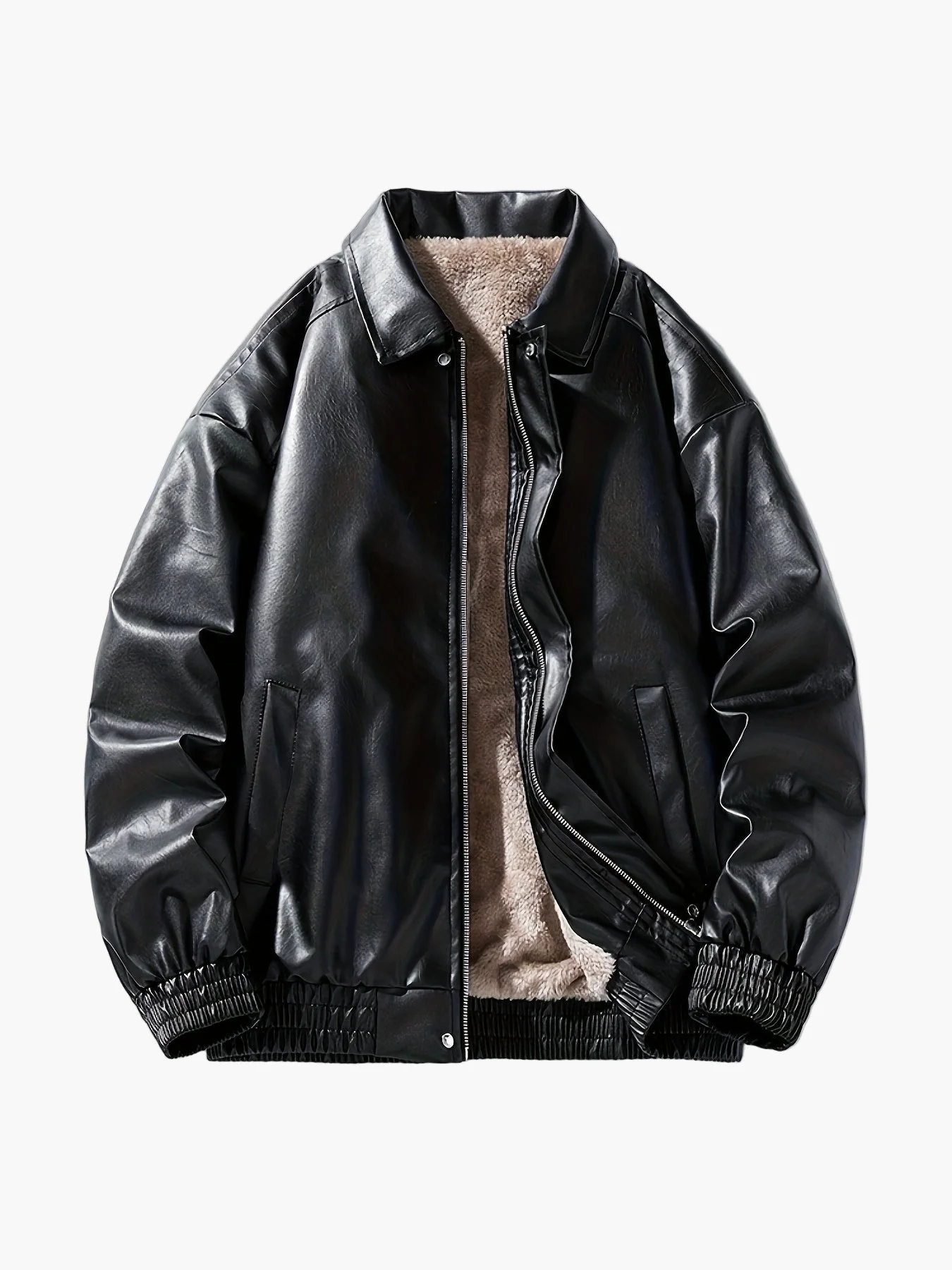 Herren Bomberjacke im lässigen Stil mit Reißverschluss – Ideal für Freizeit und Alltag - Image 3