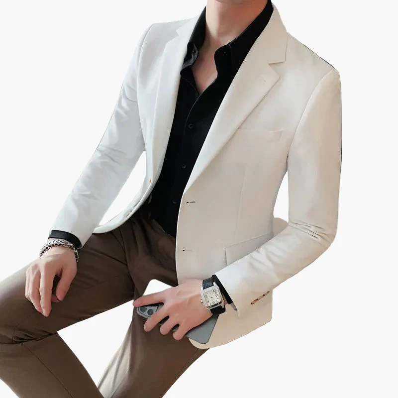 Herren Business Blazer Slim Fit – Eleganter Sakko für Büro, Events & Alltag