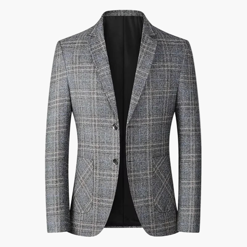Herren Business Casual Sakko Modern Kariert – Eleganter Alltags- und Büro-Look