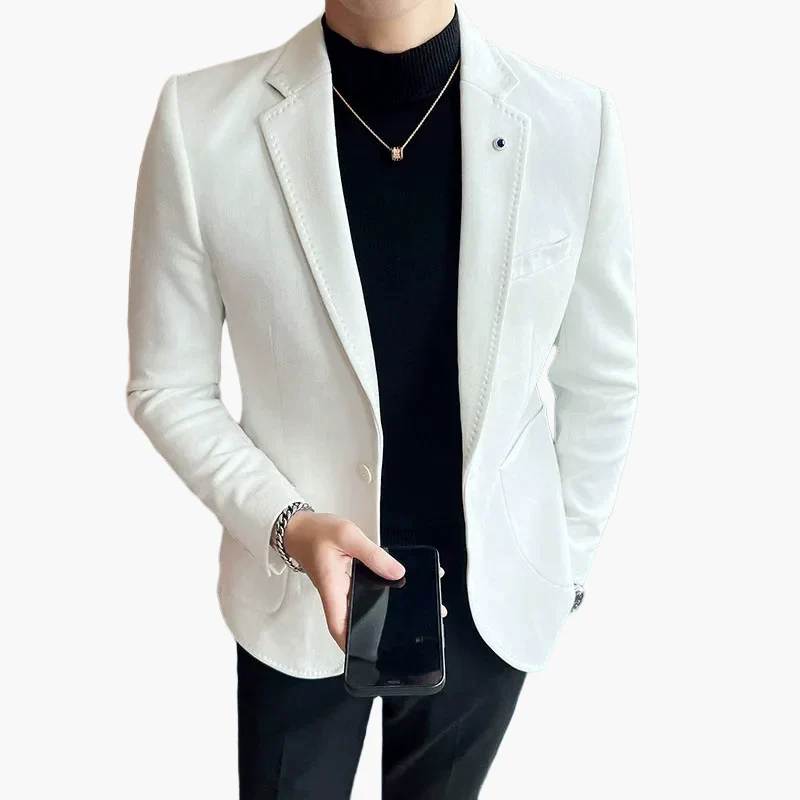 Herren Business Freizeit Blazer Modern Slim Fit Sakko für Büro und Events