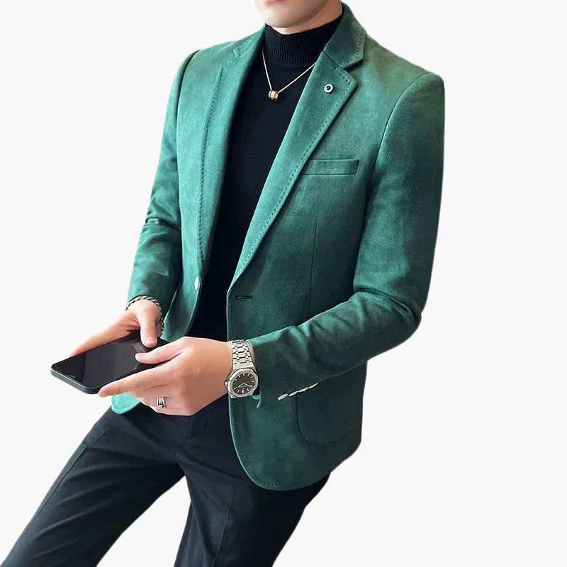 Herren Business Freizeit Blazer Modern Slim Fit Sakko für Büro und Events - Image 2
