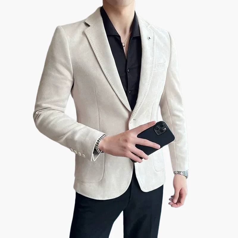 Herren Business Freizeit Blazer Modern Slim Fit Sakko für Büro und Events - Image 3