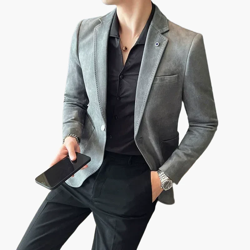 Herren Business Freizeit Blazer Modern Slim Fit Sakko für Büro und Events - Image 5