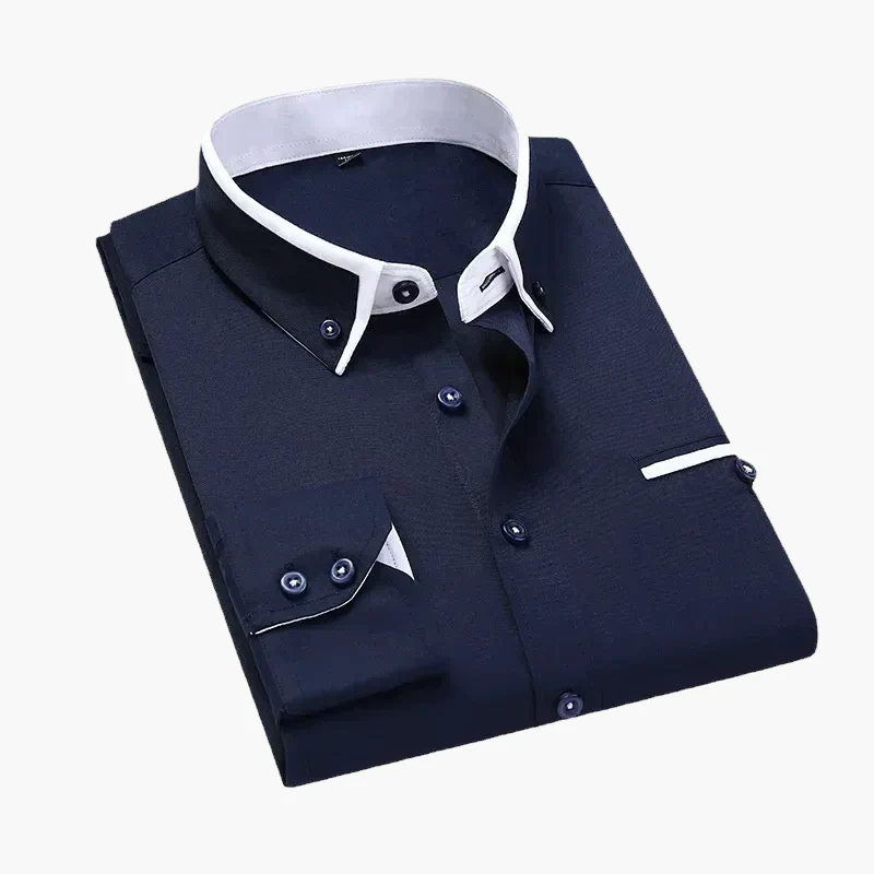 Herren Business-Freizeit Hemd – Elegantes Langarmhemd für Büro und Alltag - Image 6
