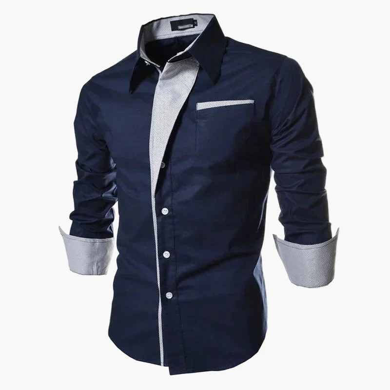 Herren Business Freizeithemd Modern Slim Fit – Stilvolles Hemd für Büro und Alltag
